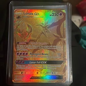 Lunala GX Pokémon Card
